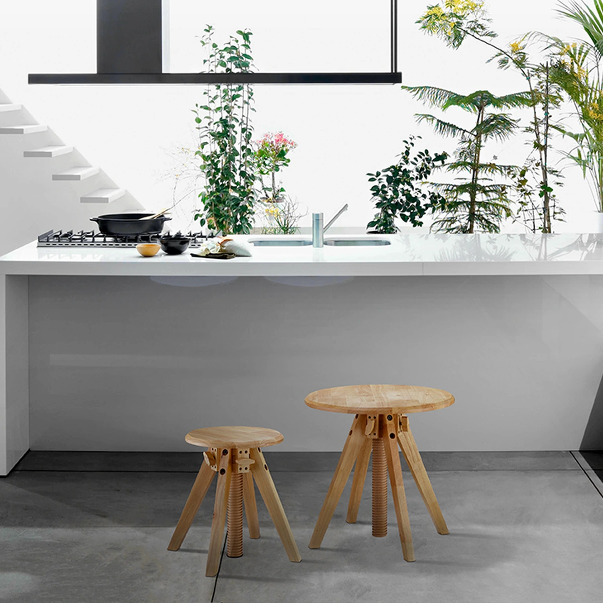 ACHLUS solid wood furniture material and construction