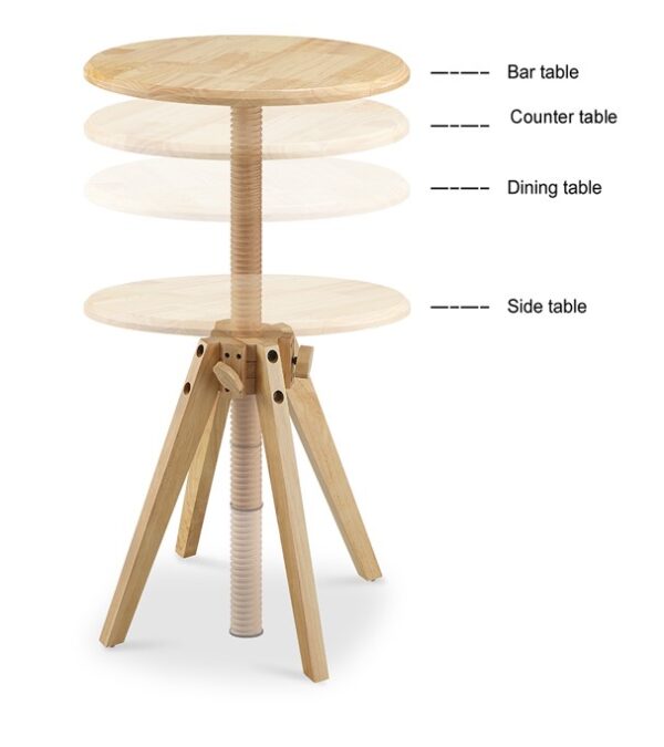 Adjustable Round Table